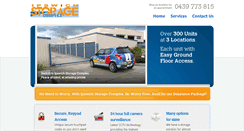 Desktop Screenshot of ipswichstoragecomplex.com.au